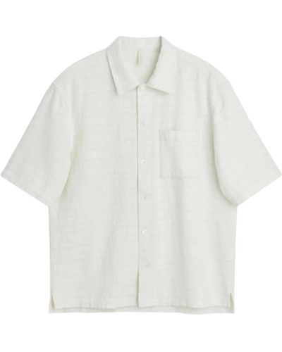 sunflower Short Sleeve Shirts - White