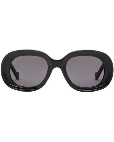 Loewe Sonnenbrille Chunky Anagram LW40103U 01a - Blu