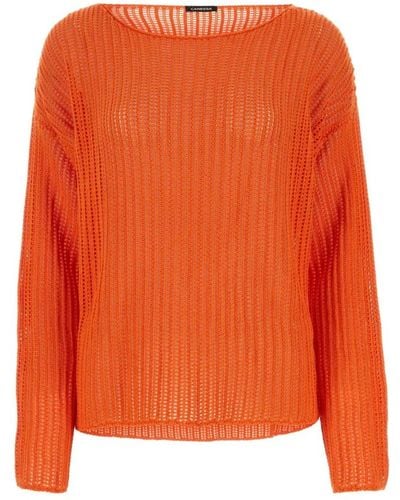Canessa Round-neck knitwear - Orange