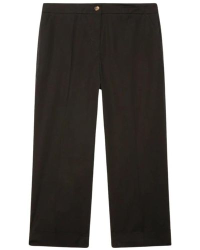 Elena Miro Trousers > wide trousers - Noir