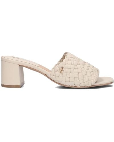 Mexx Heeled Mules - Natural