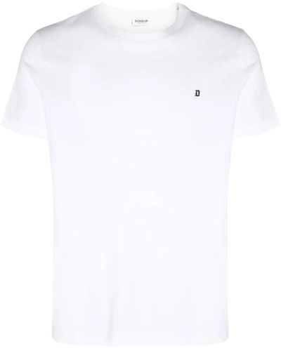 Dondup Klassisches t-shirt - Weiß