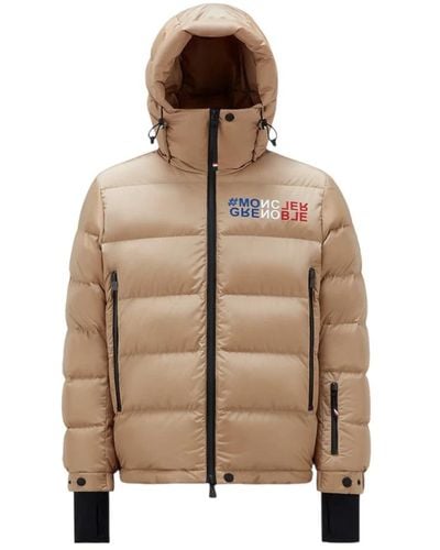 Moncler Down Jackets - Brown