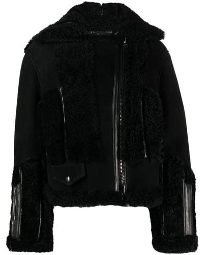 Tom Ford Leather Jackets - Black