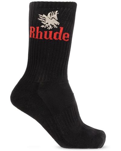Rhude Underwear > socks - Noir