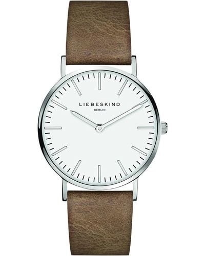 Liebeskind Berlin Elegante orologio bracciale lt-0083-lq - Metallizzato