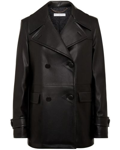 MVP WARDROBE Jackets > leather jackets - Noir