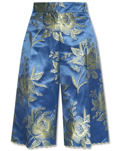 Etro Jacquard shorts - Blau