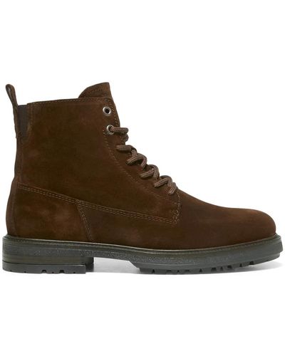 Marc O' Polo Lace-Up Boots - Brown