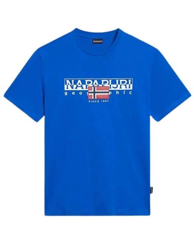 Napapijri T-Shirts - Blue