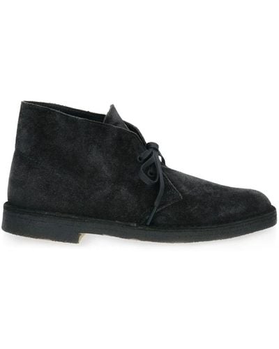 Clarks Lace-Up Boots - Black