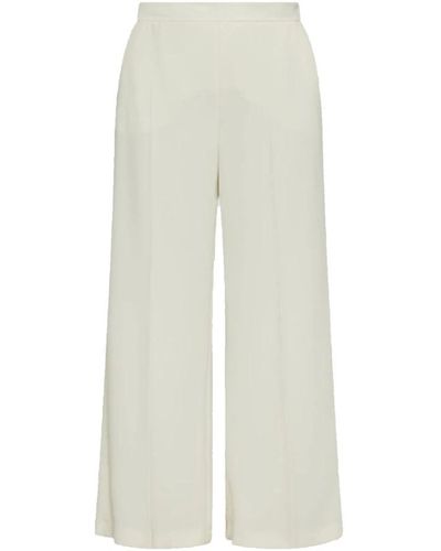 Marella Trousers > wide trousers - Blanc