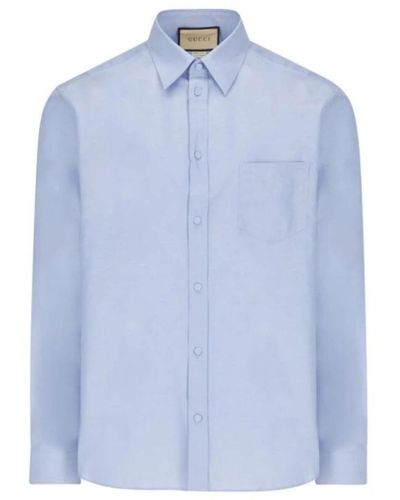 Gucci Formal Shirts - Blue