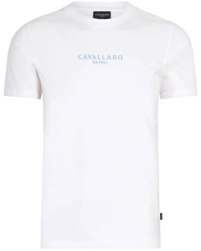 Cavallaro Napoli T-Shirts - White