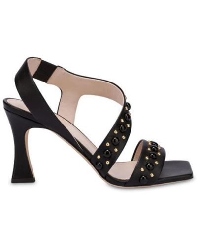 Pollini High Heel Sandals - Black