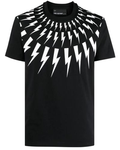 Neil Barrett Tops > t-shirts - Noir