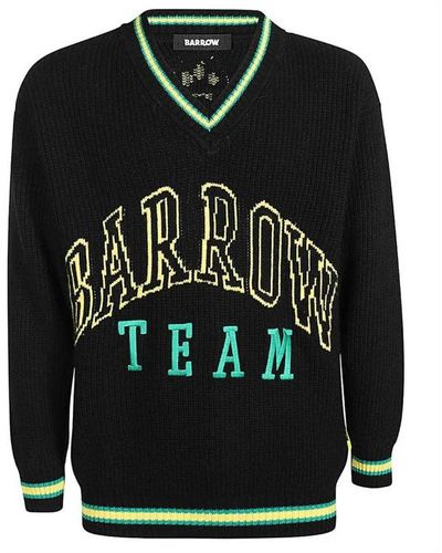 Barrow V-Neck Knitwear - Black