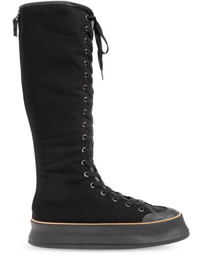 Max Mara Shoes > boots > lace-up boots - Noir