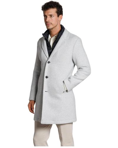 Mason's Coats > single-breasted coats - Gris