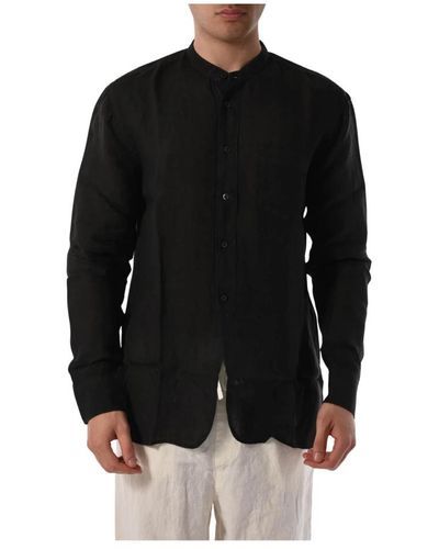 120% Lino Casual Shirts - Black