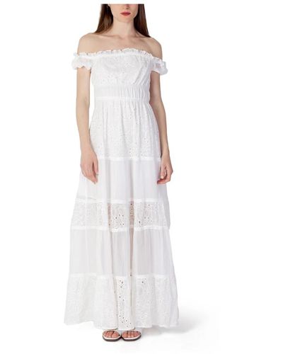 Guess Zena vestido de verano - Blanco