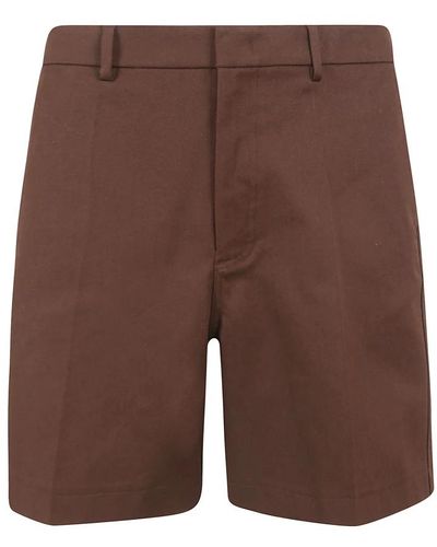 Valentino Garavani Metallic detail bermuda shorts - Braun