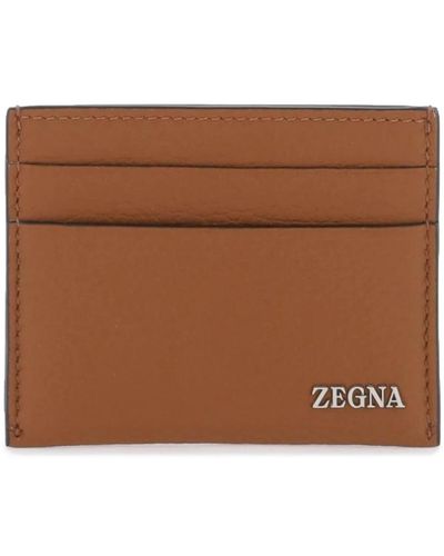 Zegna Wallets & cardholders - Braun