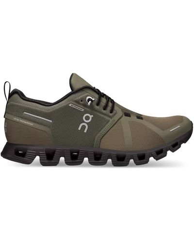 On Shoes Sneakers verdi con vestibilità regolare - Marrone