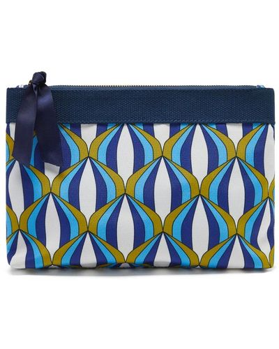 Maliparmi Pouch fortuna prints - Blu