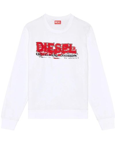 DIESEL Sweatshirts & hoodies > sweatshirts - Blanc