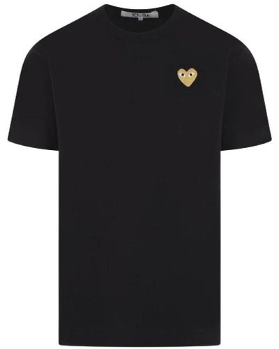 COMME DES GARÇONS PLAY T-Shirts - Black