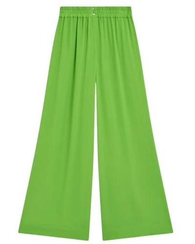 Semicouture Wide Trousers - Green