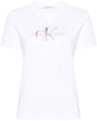 Calvin Klein Weiße t-shirts und polos