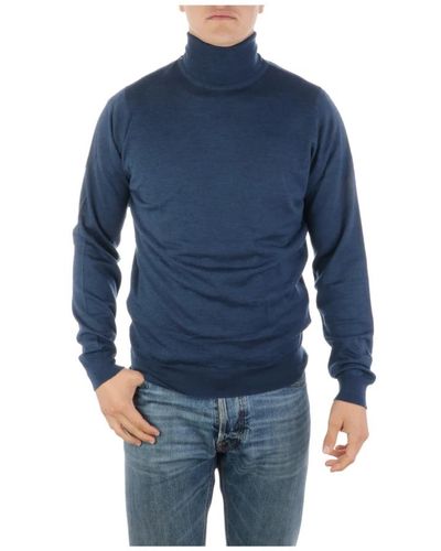 John Smedley Men clothing knitwear - Blu