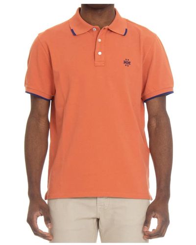 Jacob Cohen Polo Shirts - Orange