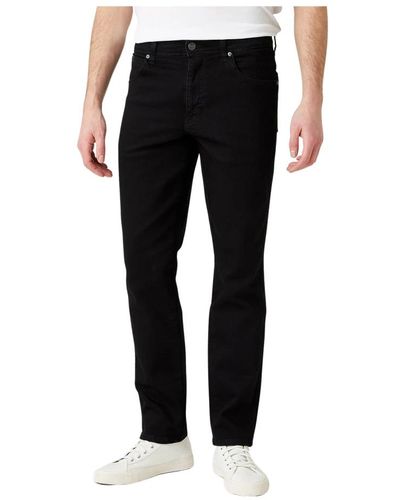 Wrangler Slim Fit Jeans - Zwart
