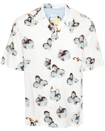 Paul Smith Short Sleeve Shirts - White