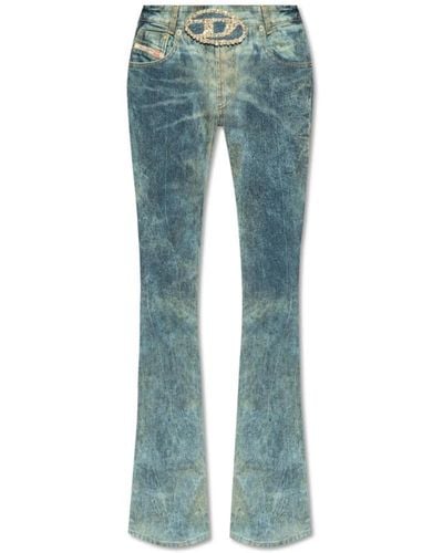 DIESEL Jeans > flared jeans - Bleu