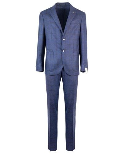 Lubiam Suits > suit sets > single breasted suits - Bleu