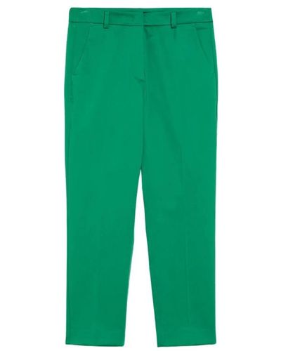 Max Mara Straight Trousers - Green