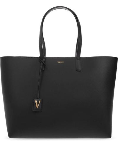 Versace 'virtus' shopper-tasche - Schwarz