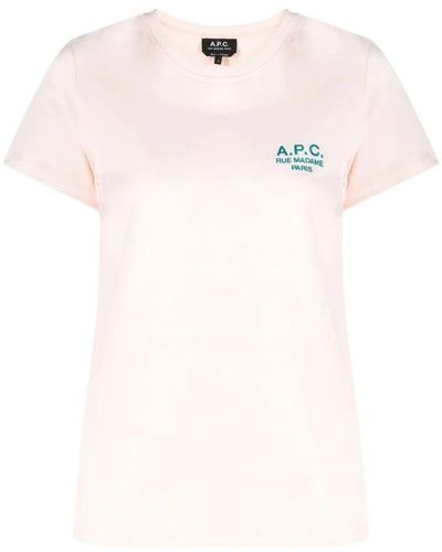 A.P.C. T-camicie - Rosa