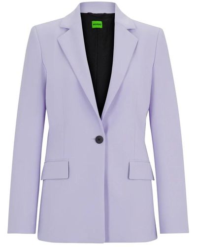 BOSS Lila offener blazer mit reverskragen