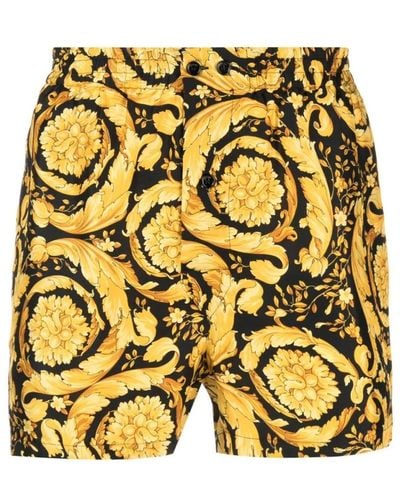 Versace Short Shorts - Yellow