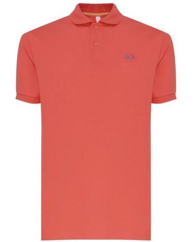 Sun 68 Tops > polo shirts - Rouge