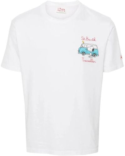 Mc2 Saint Barth Snoopy van emb cotton classic t-shirt - Weiß