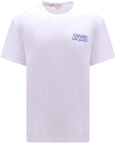 Alexander McQueen T-Shirts - Purple