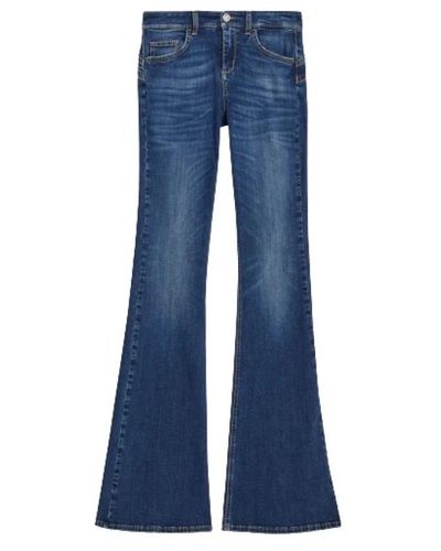 Liu Jo Medium rise flare jeans - Blu