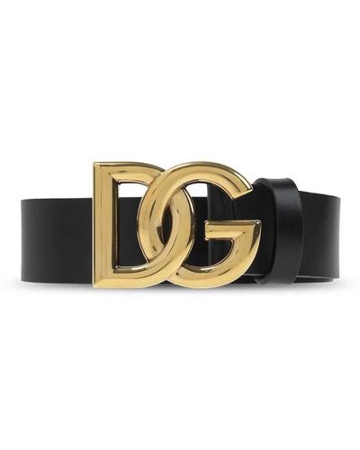 Dolce & Gabbana Cintura in pelle nera - Nero