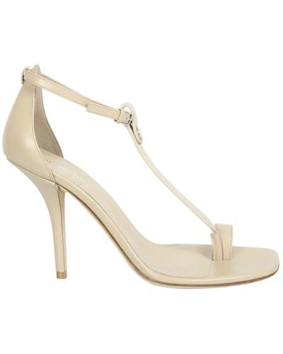 Burberry High Heel Sandals - White